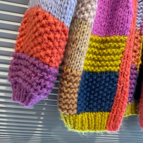 FRNCH Paris Color Block Cardigan from Anthropologie - Picture 5 of 5